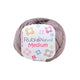 Ovillo Rubí Natural Medium – Algodón 50 g, grosor medio – 004