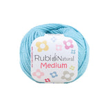 Ruby Natural Medium Ball – Cotton 50 g, medium thickness – Color 011