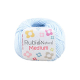 Ruby Natural Medium Ball – Cotton 50 g, medium thickness – Color 012