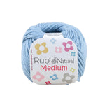 Ruby Natural Medium Ball – Cotton 50 g, medium thickness – Color 020
