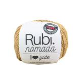 Ovillo Rubí Nómada – Yute 100 g, decoración y complementos – Color NO-001