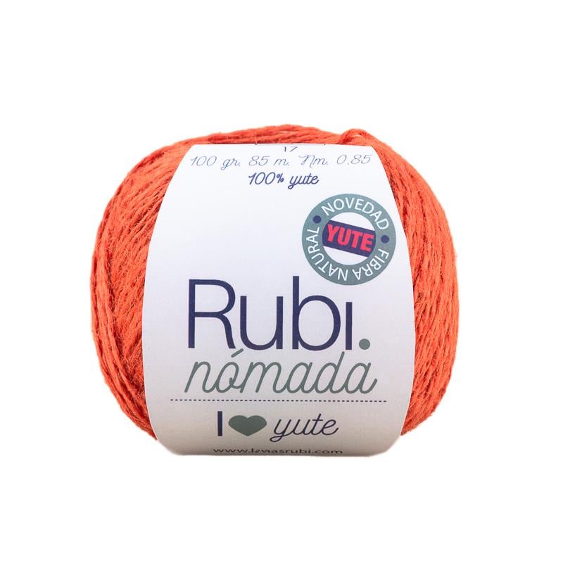 Ovillo Rubí Nómada – Yute 100 g, decoración y complementos