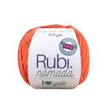 Ovillo Rubí Nómada – Yute 100 g, decoración y complementos – Color NO-005