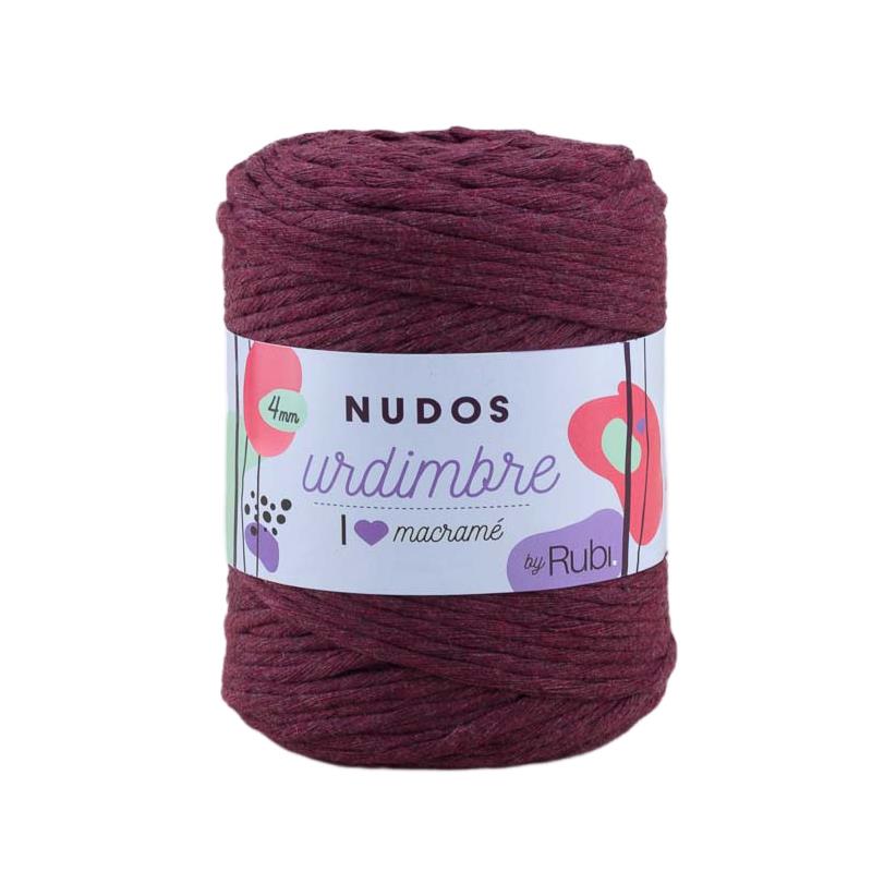 Ovillo Rubí Nudos Urdimbre – Algodón 500 g, macramé y complementos