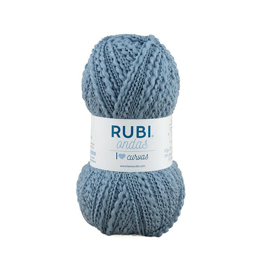 Ruby Waves Ball – Acrylic 100 g, wavy textured wool