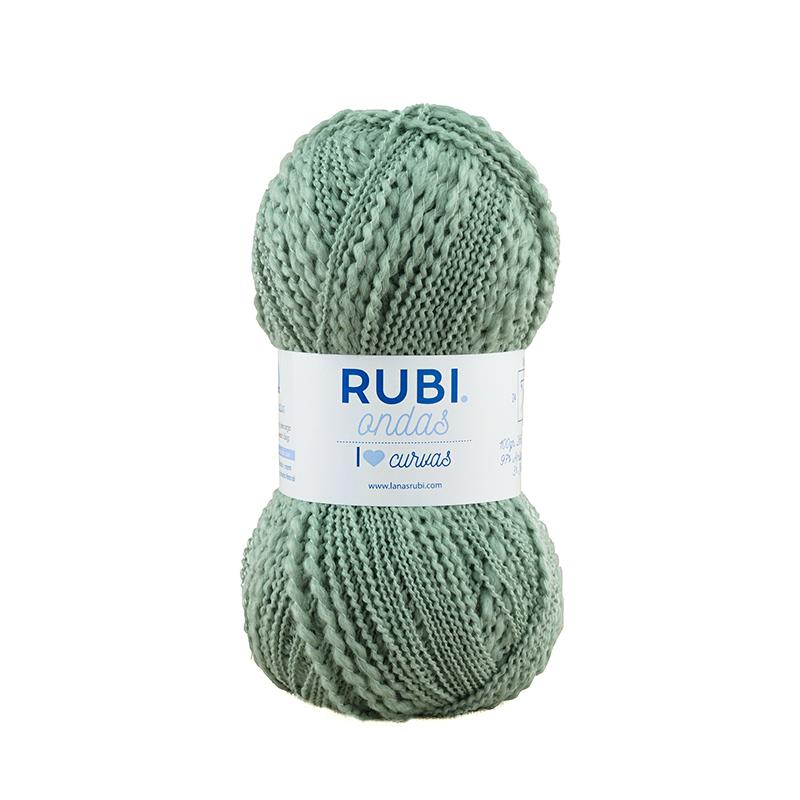 Boule Ruby Waves – Acrylique 100 g, laine texturée ondulée
