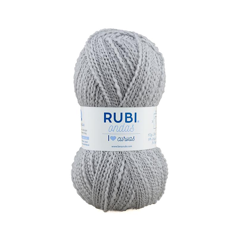 Boule Ruby Waves – Acrylique 100 g, laine texturée ondulée