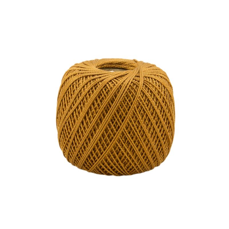 Boule Perlé Or Rubis n° 5 – Coton mercerisé, broderie fine