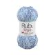 Ovillo Rubí Ringo – Acrílico 100 g, lana multicolor – M-002
