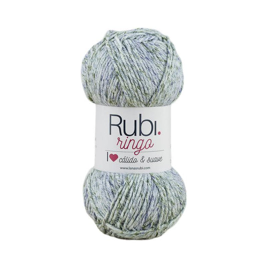 Ovillo Rubí Ringo – Acrílico 100 g, lana multicolor