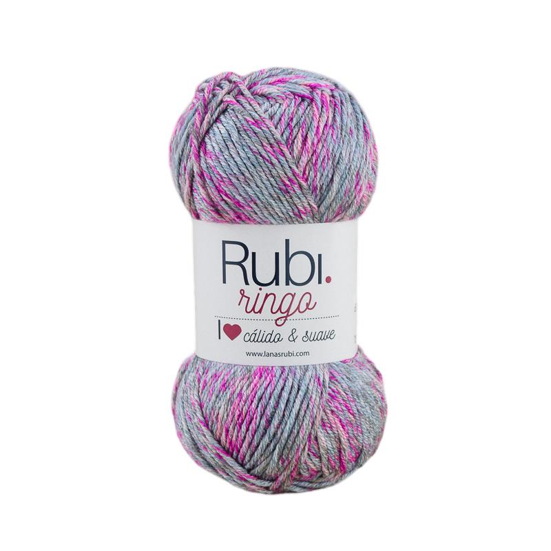 Ruby Ringo Ball – Acrylique 100 g, laine multicolore