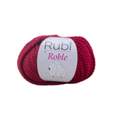 Ovillo Rubí Roble – Lana merino muy gruesa 100 g – Color V005