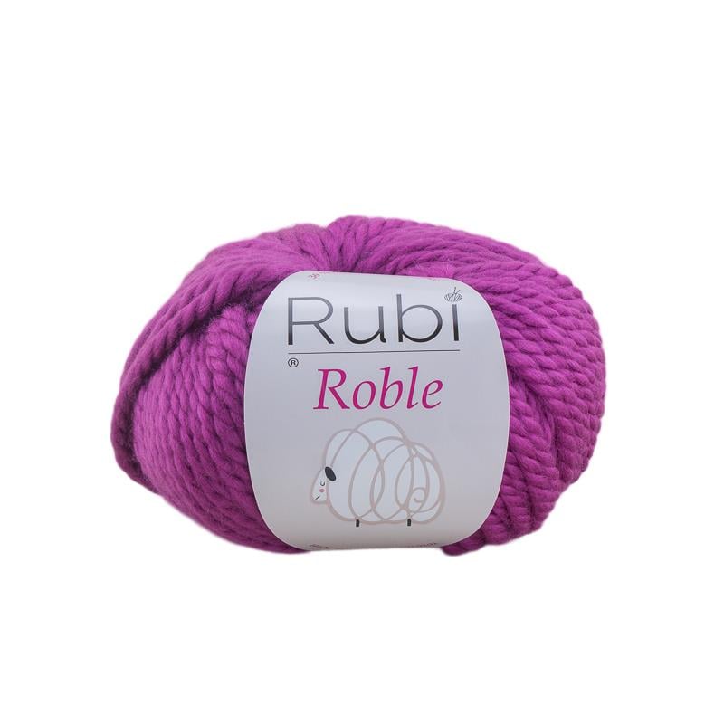 Ovillo Rubí Roble – Lana merino muy gruesa 100 g