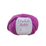 Ovillo Rubí Roble – Lana merino muy gruesa 100 g – Color V007