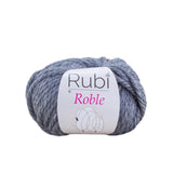 Ovillo Rubí Roble – Lana merino muy gruesa 100 g – Color V010