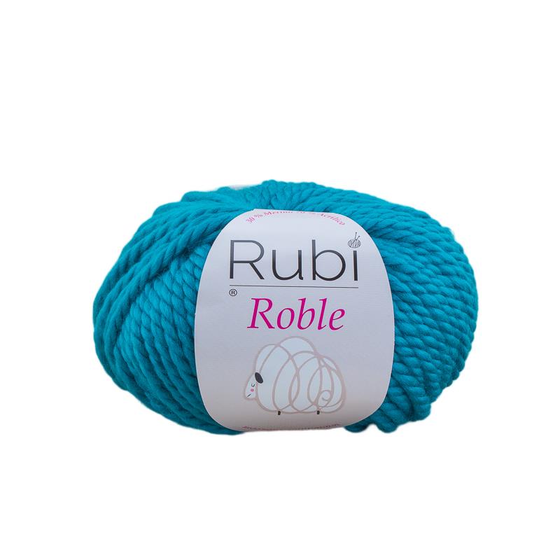 Ovillo Rubí Roble – Lana merino muy gruesa 100 g