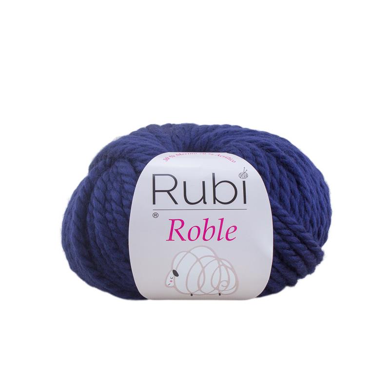 Ovillo Rubí Roble – Lana merino muy gruesa 100 g