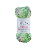 Ovillo Rubí Rocking – Algodón multicolor 100 g – Color M-007