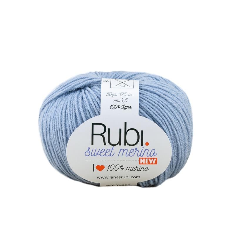 Ovillo Rubí Sweet Merino – Lana merino 50 g, prendas suaves