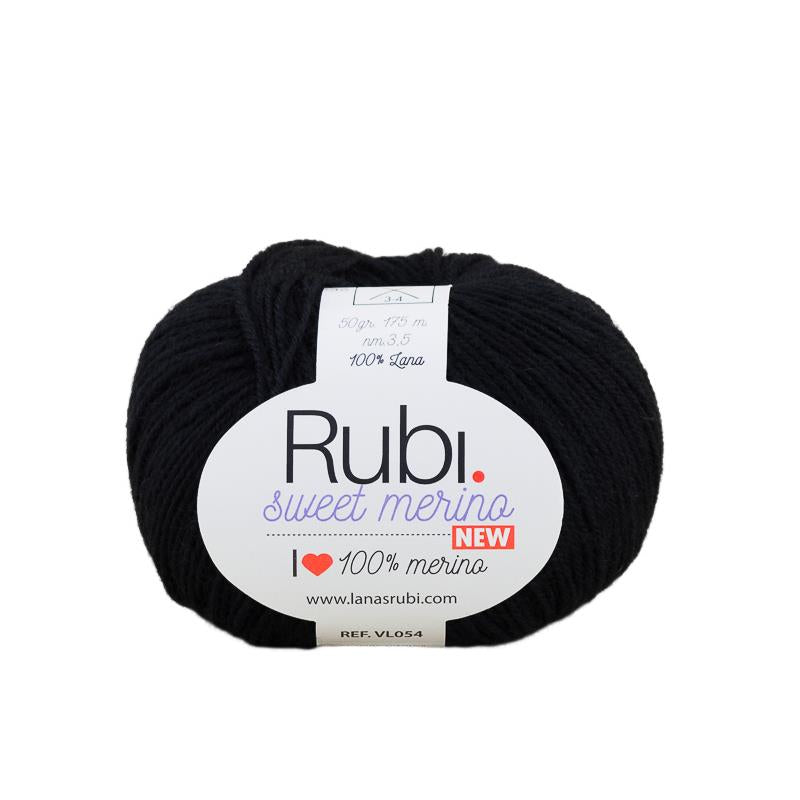 Ovillo Rubí Sweet Merino – Lana merino 50 g, prendas suaves