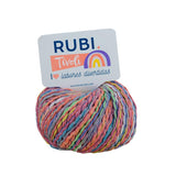 Ovillo Rubí Tivoli – Algodón suave 50 g, uso versátil – Color T-102