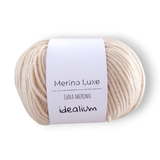 Ovillo Idealium Merino Luxe – Lana merino premium 50 g, prendas cálidas
