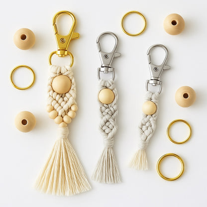 Pack Llaveros Boho Chic para macrame