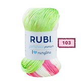 Kit para tejer Conjunto Bebé Infinity – RUBI GOMINOLA PREMIUM (Color) M-103