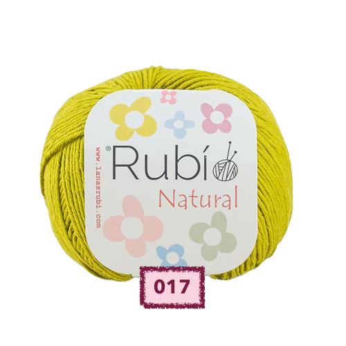 OVILLO ALGODON RUBI NATURAL