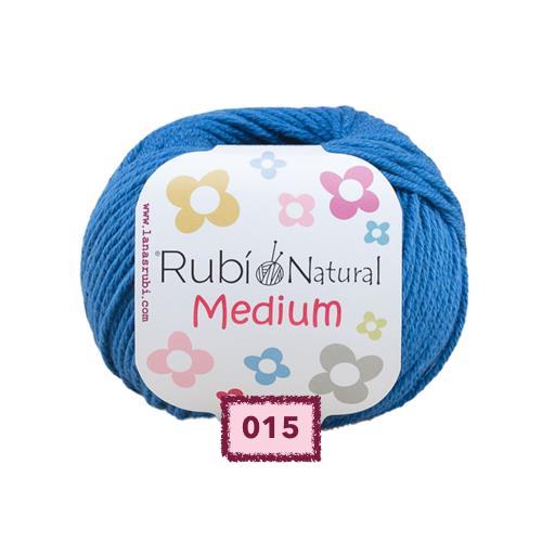 OVILLO DE ALGODON RUBI NATURAL MEDIUM
