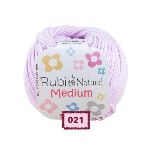 OVILLO DE ALGODON RUBI NATURAL MEDIUM