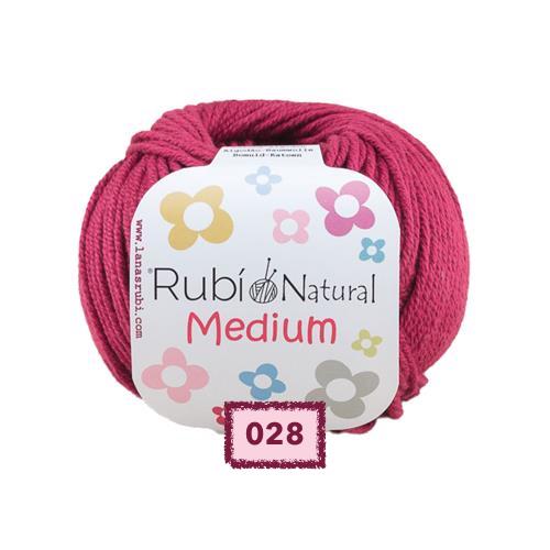 OVILLO DE ALGODON RUBI NATURAL MEDIUM