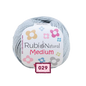 OVILLO DE ALGODON RUBI NATURAL MEDIUM