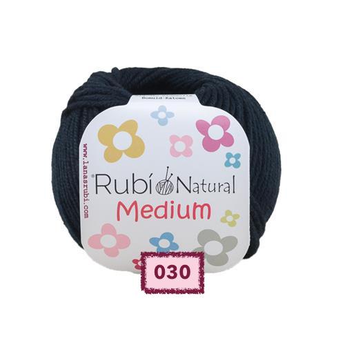 OVILLO DE ALGODON RUBI NATURAL MEDIUM