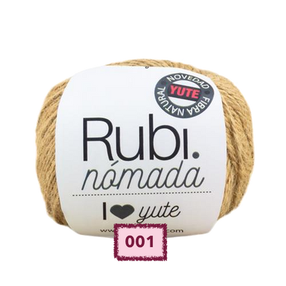 OVILLO RUBI NOMADA YUTE PARA TEJER