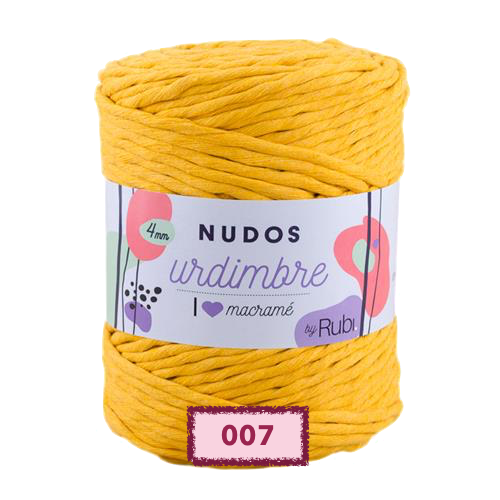 RUBI NUDOS URDIMBRE