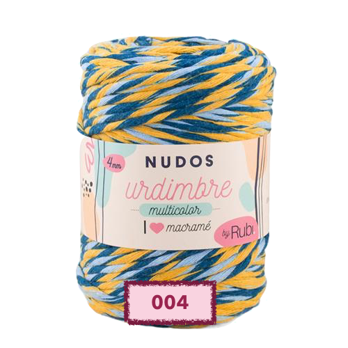 RUBI NUDOS URDIMBRE MULTICOLOR PARA TEJER O PARA MACRAME