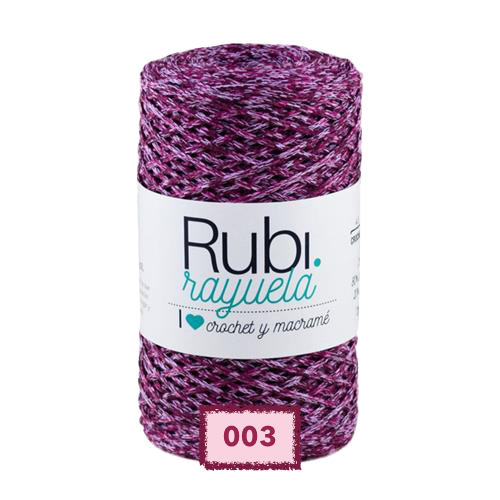 OVILLO RUBI RAYUELA PARA TEJER O MACRAME