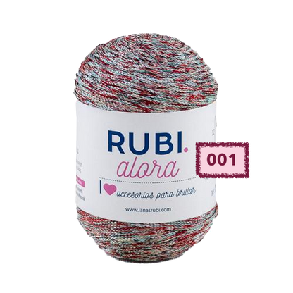 ovillo RUBI ALORA cordón para tejer