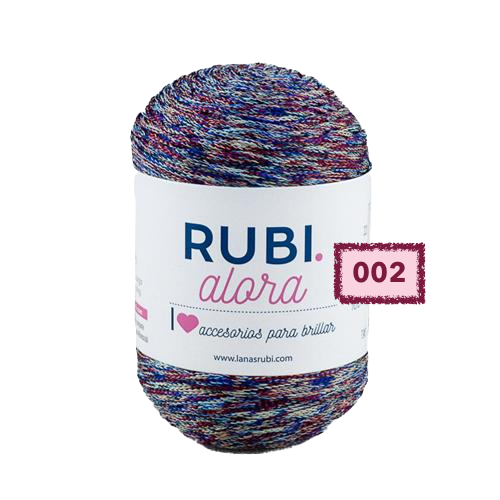 ovillo RUBI ALORA cordón para tejer