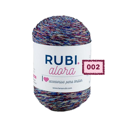 ovillo RUBI ALORA cordón para tejer
