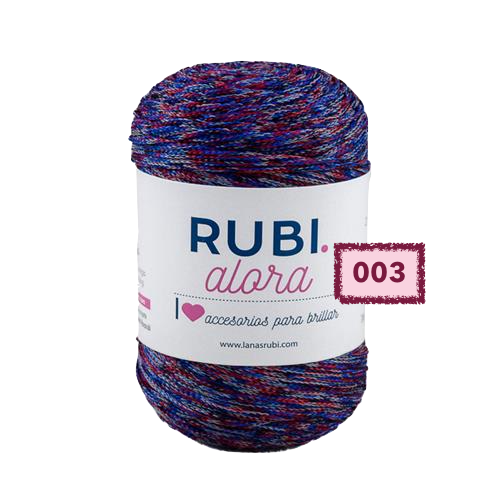 ovillo RUBI ALORA cordón para tejer