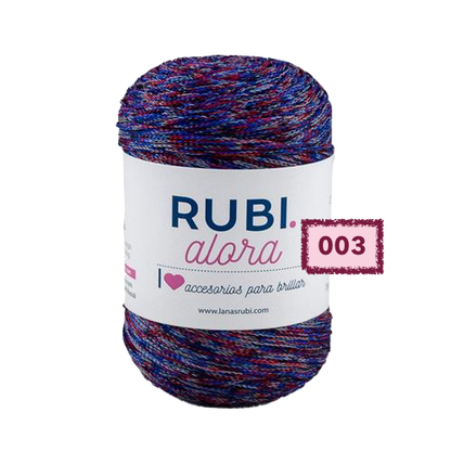 ovillo RUBI ALORA cordón para tejer