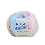 Ovillo Rubí Mimu – Acrílico ligero 100 g, proyectos multicolor – Color M-001