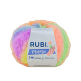 Ovillo Rubí Mimu – Acrílico ligero 100 g, proyectos multicolor – Color M-003