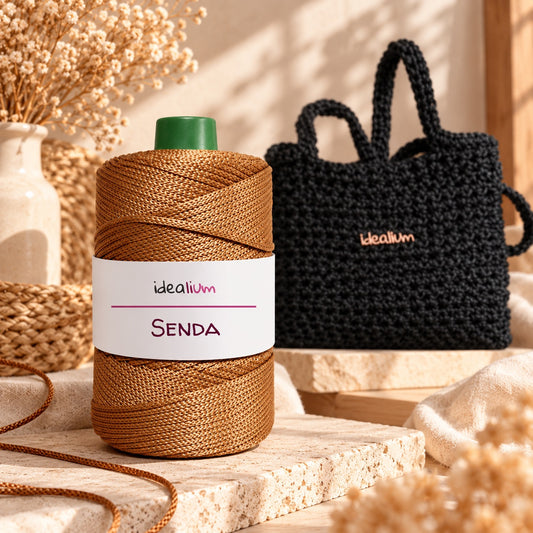 Senda · Cordoncino intrecciato da 3 mm per uncinetto