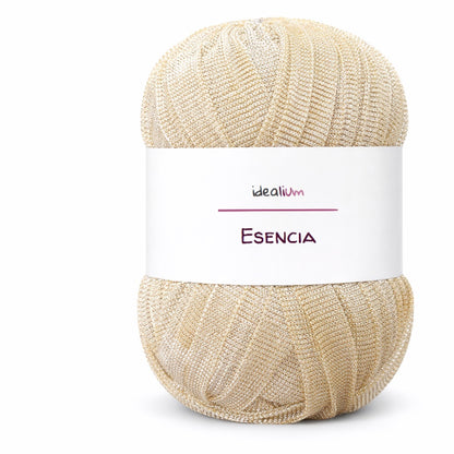 Esencia · Trapillo de gasa con brillo E013 Beige