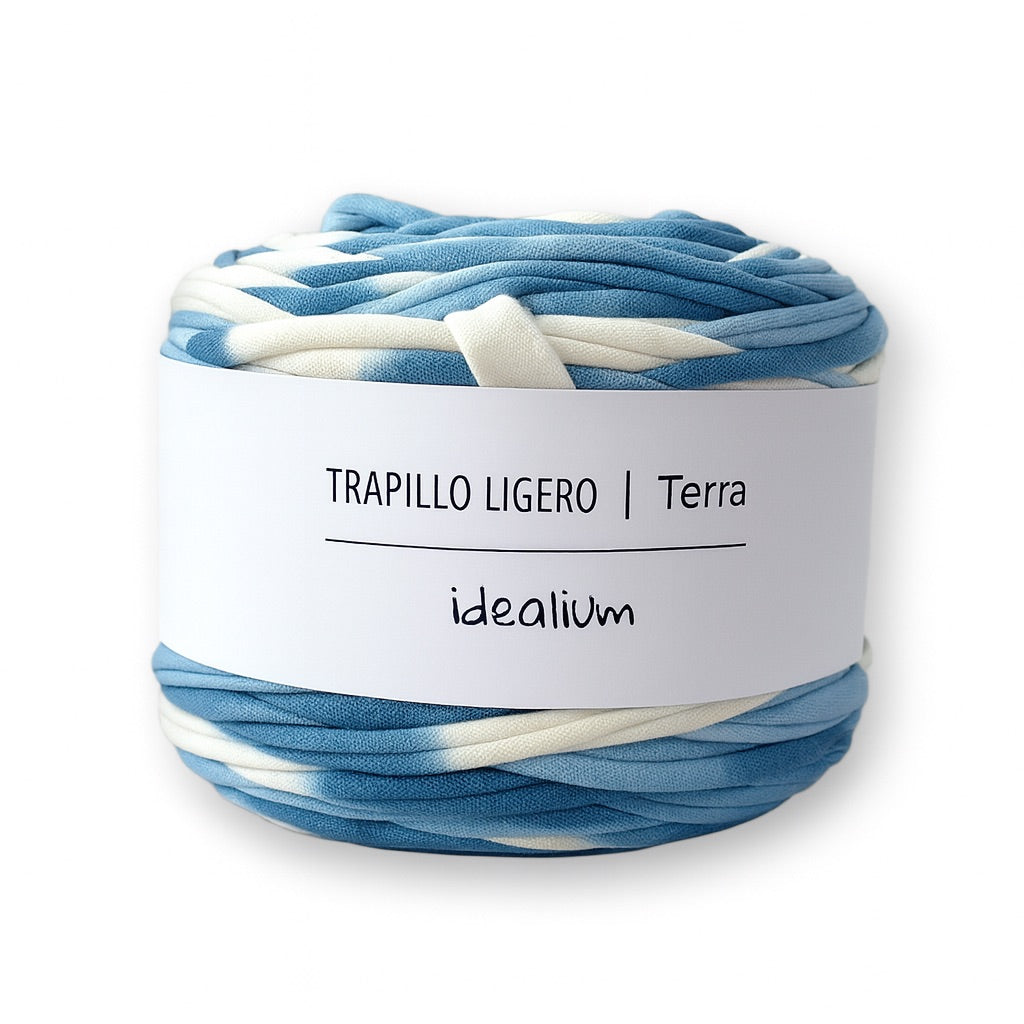 Trapillo ligero Idealium Terra multicolor 043 azul y blanco