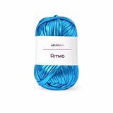 Ritmo · Trapillo metálico brillante para bolsos de fiesta – Color R004 Azul
