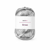 Ritmo · Trapillo metálico brillante para bolsos de fiesta – Color R002 Plata